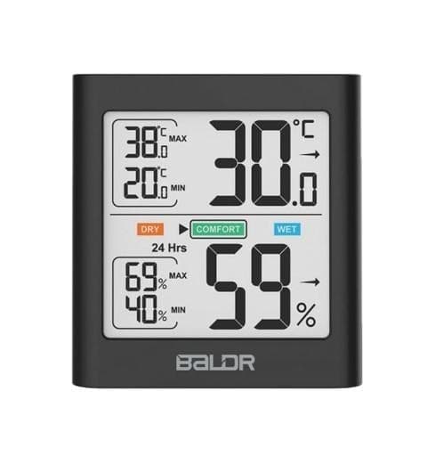 BALDR B0135TH เครื่องวัดอุณหภูมิและความชื้นแบบดิจิตอล Indoor Digital Thermometer Hygrometer