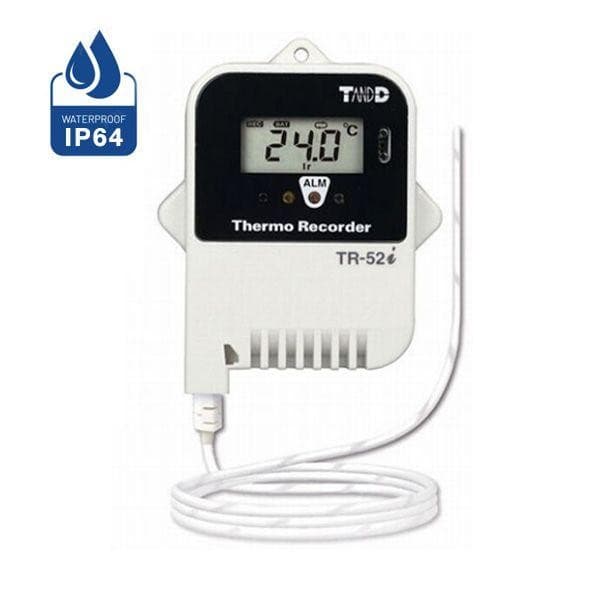 TR-52i เครื่องบันทึกอุณหภูมิ 16,000 ข้อมูล (External Sensor) | IP64