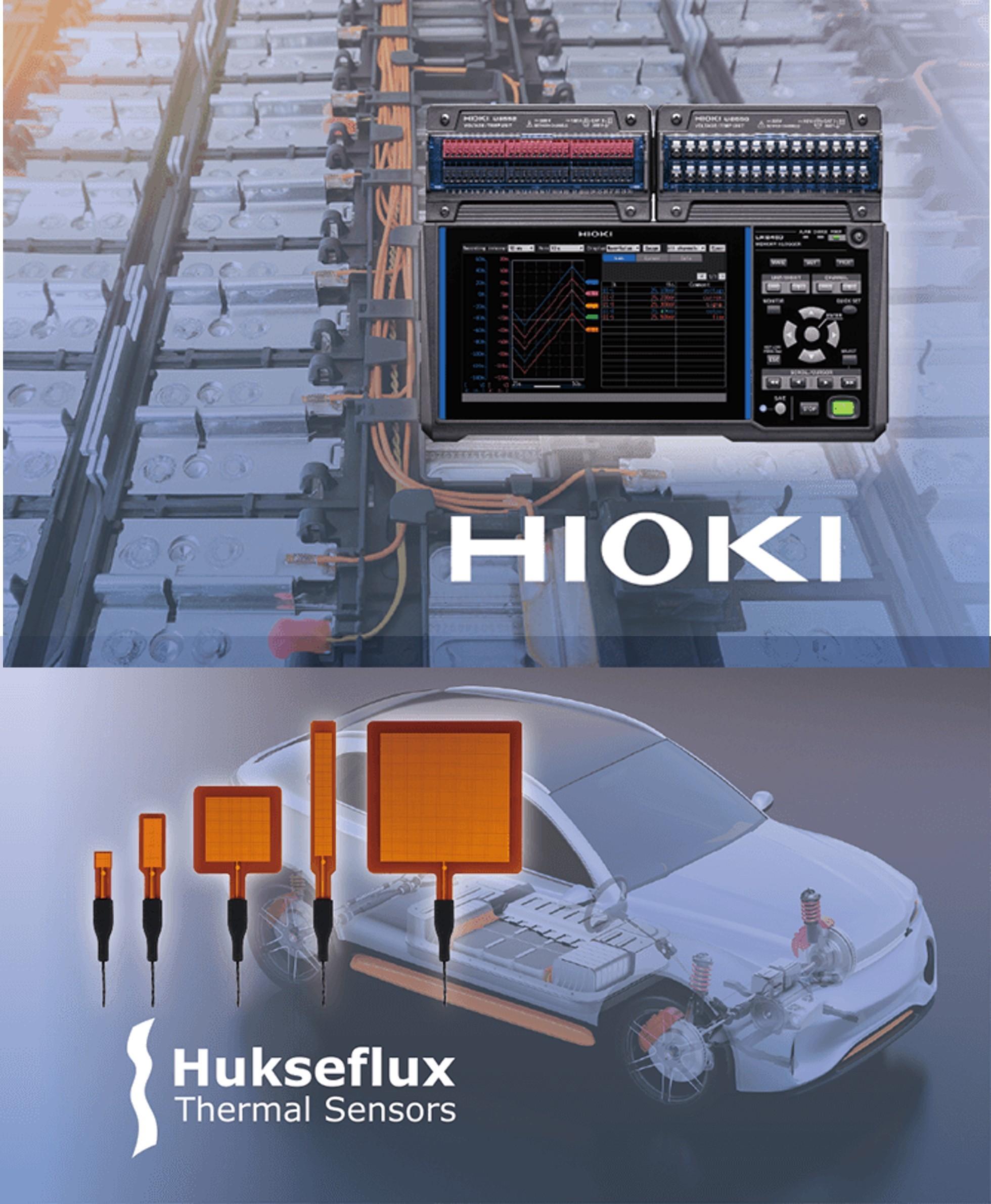 จัดการความร้อนในรถยนต์ไฟฟ้า (BEV) ด้วย HIOKI LR8450 และเซนเซอร์ FHF05