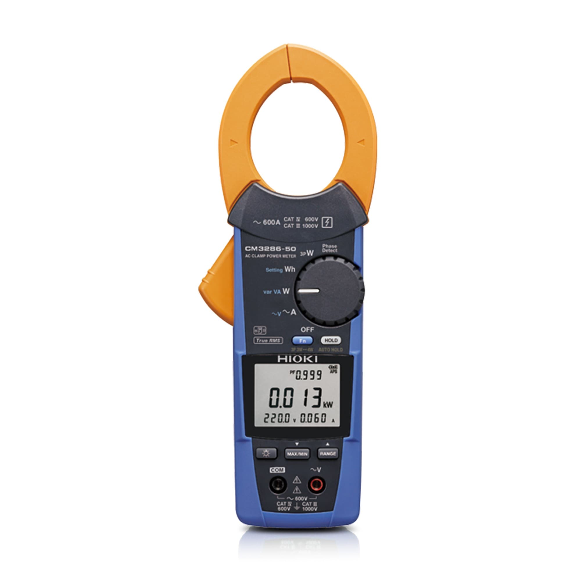 HIOKI CM3286-50 AC Clamp Power Meter เครื่องวัดกำลังไฟฟ้าแบบแคลมป์ วัดกระแสสูงสุด 600A